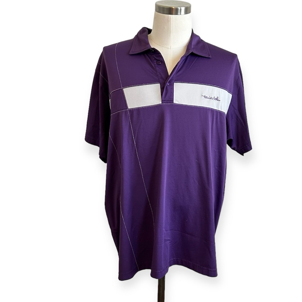 Travis Mathew men’s XXL purple golf polo shirt